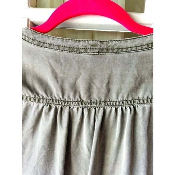 Express Women’s Size Small Roll Tab Long Sleeved Distressed Faded Mini Dress - Picture 6 of 14